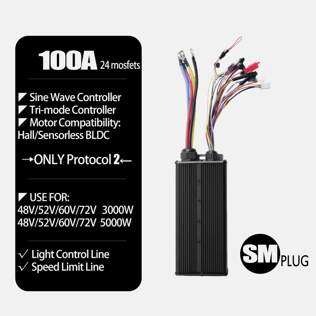 MTX39 E bike Conversion Kit 72V 5000W Rear Dropout 150mm