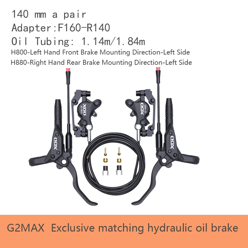 XOD H800/H880 Electric Scooter Hydraulic Disc Brakes