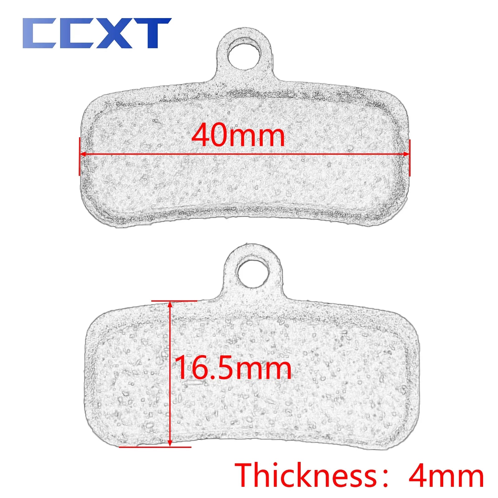 Motorcycle Front and Rear Silent Brake Pads