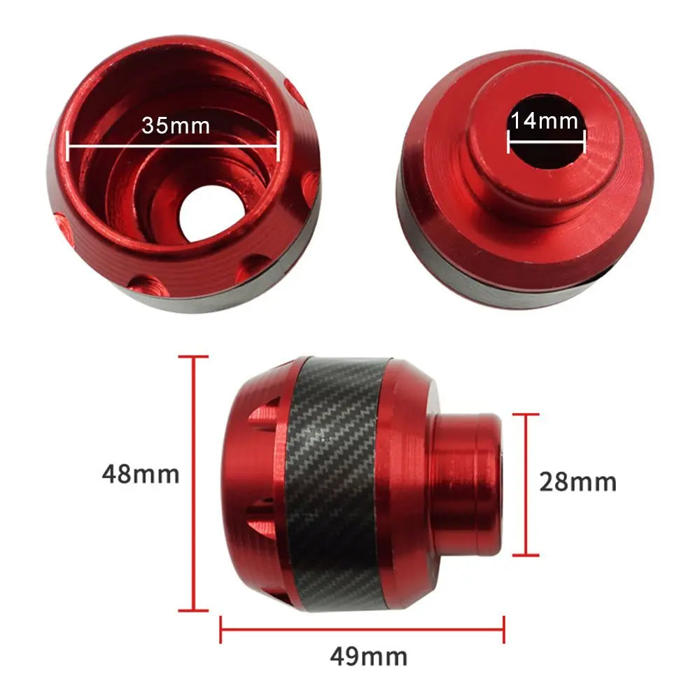 2pcs Aluminum Alloy Slider Cups